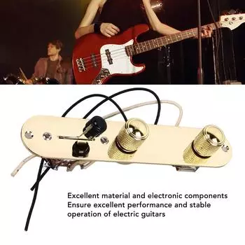 Предварительно смонтированная плата управления гитарой, точная конструкция, плата управления электрогитарой для замены, золото
