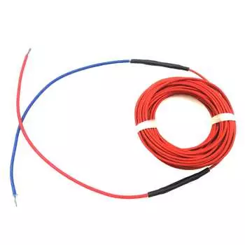 Предварительно собранный водонепроницаемый нагревательный провод 220 В, нагревательный кабель из углеродного волокна для физиотерапевтической подушки/электрическая вешалка для полотенец/сиденья с подогревом 9m-80w