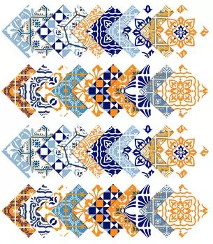 Предварительно вырезанная 5-дюймовая хлопчатобумажная ткань с принтом, квадраты для квилтинга, очаровательный набор, сделай сам, лоскутное шитье, ремесло- 5x5inches синий