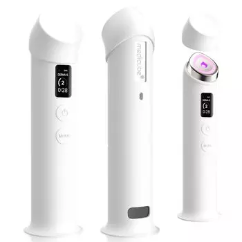 [Предварительный выпуск в 2025 году] Новый чехол для Medicube AGE-R Booster Pro [YXHH] Чехол для AGE-R Booster Pro, Сумка для хранения, Мягкий силиконовый материал, Заряжается во время ношения,