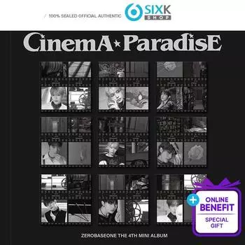 [0907 видеозвонок] ZEROBASEONE 4-й мини-альбом [CINEMA PARADISE] (ДИГИПАК вер.) (+Онлайн-выгода) POB - MUSIC ART