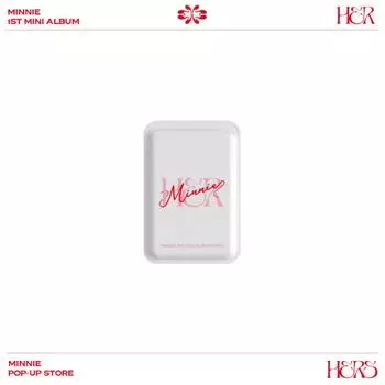 Предварительный заказ 1-го мини-альбома MINNIE HER Official MD MagSafe Card Wallet