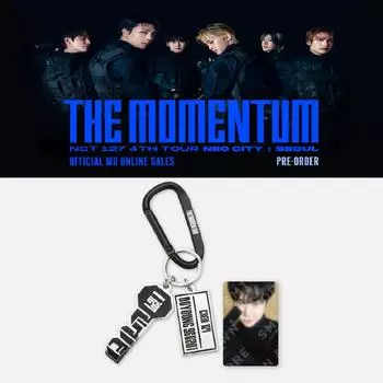 Предварительный заказ 2025 NCT 127 4th Tour NEO CITY Seoul The Momentum Carabiner Key Chain Set JOHNNY