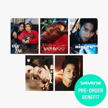 Предварительный заказ DICON VOLUME N°26 SEVENTEEN WHITE MIDNIGHT и Weverse POB WONWOO A TYPE