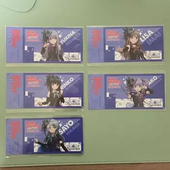 Предварительный заказ фильма Bangdream Benefit Roselia Ticket Bulk