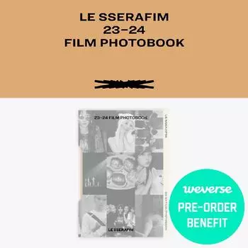 Предварительный заказ фотокниги LE SSERAFIM 23-24 Film и Weverse POB