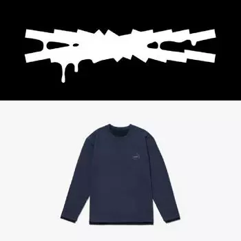 Предварительный заказ футболки LE SSERAFIM x HATCHINGROOM Two-Face L/S S size