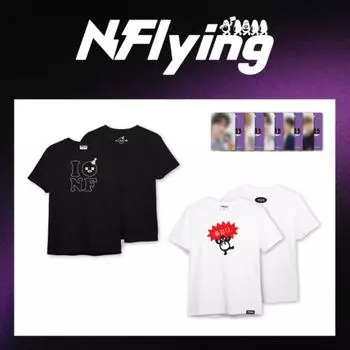 Предварительный заказ футболки N.Flying 10th Anniversary POP-UP Everlasting Graphic Charcoal