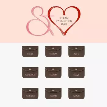 Предварительный заказ и официальный фан-мешок MD Love Letter для TEAM Fanmeeting 2025 Random 1ea