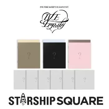 Предварительный заказ IVE 3-й мини-альбом IVE EMPATHY Standard SET + Digipack SET & STARSHIP POB