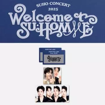 Предварительный заказ концерта SUHO Encore 2025 Добро пожаловать в SU:Набор для скретчинга HOME Fortune Random 1 pack