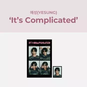 Предварительный заказ концерта YESUNG 2025 It s Complicated 4 Cut+ID фотосет
