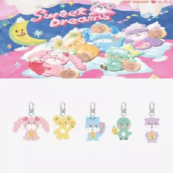 Предварительный заказ Красный бархат X Knotted Sweet Dreams POP-UP Store Wappen Keyring IRENE