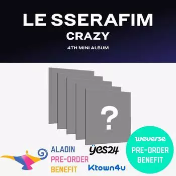 Предварительный заказ LE SSERAFIM 4th Mini Album CRAZY Compact ver. И МАГАЗИН ПОБ