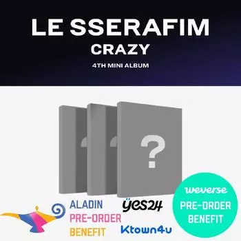 Предварительный заказ LE SSERAFIM 4th Mini Album CRAZY Standard ver. И МАГАЗИН ПОБ