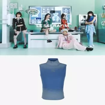 Предварительный заказ LE SSERAFIM Official MD High Neck Bra Top S size