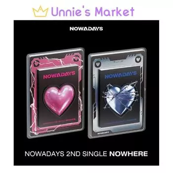 [Предварительный заказ] NOWADAYS - NOWHERE 2-й сингл-альбом + бесплатный подарок NO POSTER_RANDOM VER.