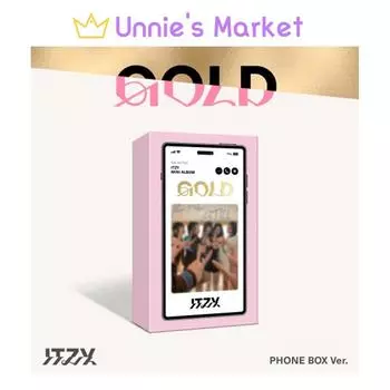 Предварительный заказ/POB - ITZY GOLD Phone Box Special Ver. + Бесплатный подарок NO POB (Album only)
