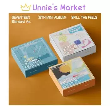 [Предварительный заказ/POB] SEVENTEEN - Spill The Feels 12th Mini Album Standard Ver. + Бесплатный подарок No POB_Random ver.