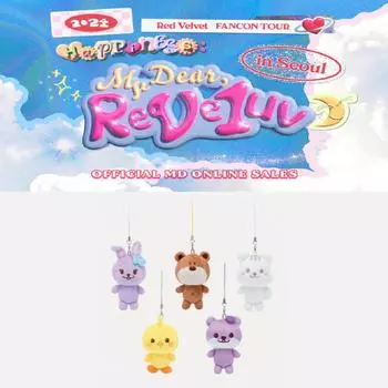 Предварительный заказ Red Velvet FANCON Tour HAPPINESS : Брелок для ключей My Dear, ReVe1uv Mini Doll