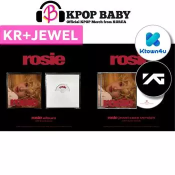 [Предварительный заказ] РОЗОВОЕ (KR Exclusive + ДРАГОЦЕННОСТЬ) первый студийный альбом Рози (POB) NO POB
