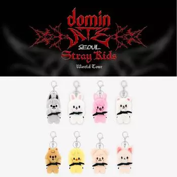 Предварительный заказ Stray Kids dominATE SEOUL SKZOO магнитный плюшевый брелок для ключей Baby ver.