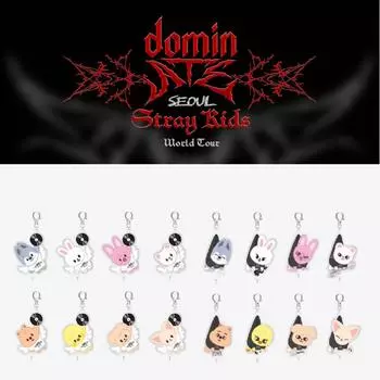 Предварительный заказ Stray Kids dominATE SEOUL SKZOO Dangle Keyring