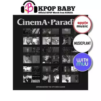 [Предварительный заказ] ZEROBASEONE - 4-й мини-альбом [CINEMA PARADISE] (ДИГИПАК вер.) (POB) NO POB (RANDOM)