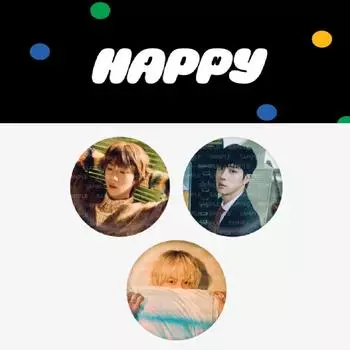 BTS Джин СЧАСТЛИВЫЙ Значок Journey ver.