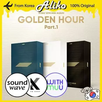 [Предзаказ] ATEEZ — 10-й мини-альбом [GOLDEN HOUR : Часть 1] Random 1 (No POB)
