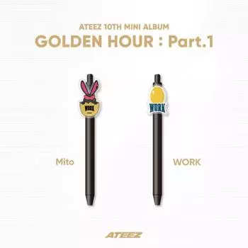 Предзаказ ATEEZ GOLDEN HOUR: Часть 1. Акриловая гелевая ручка 1st MD