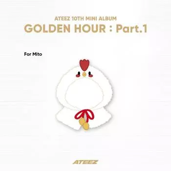 Предзаказ ATEEZ GOLDEN HOUR: Часть 1. Толстовка с капюшоном 2nd MD Mito Cock-A-Doodle