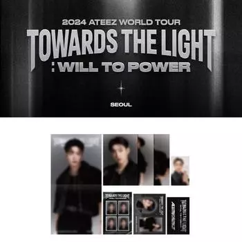 Мировой тур ATEEZ 2025 года «НАВСТРЕЧУ СВЕТУ»: ВОЛЯ К СИЛЕ Европа Фото Набор HONG JOONG