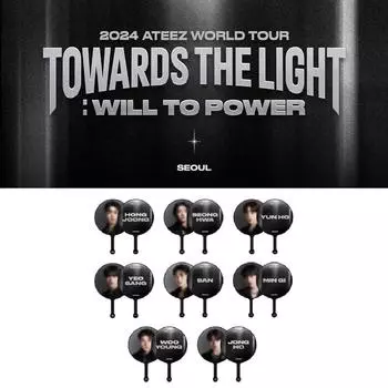 Мировой тур ATEEZ 2025 года «НАВСТРЕЧУ СВЕТУ»: ВОЛЯ К ВЛАСТИ Пикет с изображением Европы WOO YOUNG