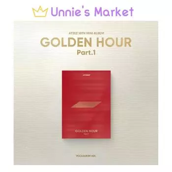 ATEEZ [ЗОЛОТОЙ ЧАС : Часть 1] АЛЬБОМ POCA + Бесплатный подарок POCA ver.