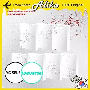 [Предзаказ] BABYMONSTER - 1-й МИНИ-АЛЬБОМ [BABYMONS7ER] YG TAG ALBUM VER. Random 1 (No POB)