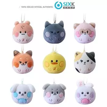 [Предзаказ] Брелок ZEROBASEONE Line Friends Popup MD Fluffy Face F-FACE KEYRING-Hanbin