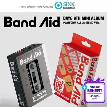 [Предзаказ] DAY6 9-й мини-альбом [Band Aid] (НЕМО вер.) (+Онлайн-выгода)