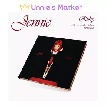[Предзаказ] ДЖЕННИ (BLACKPINK) - Ruby CD Digipack / Первый студийный альбом + Бесплатный подарок 1EA