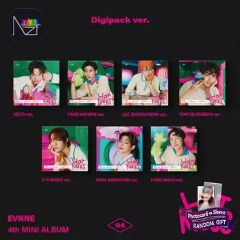 [ПРЕДЗАКАЗ] EVNNE - HOT MESS [Splatter Ver. / Посевная версия] Random 1Pcs