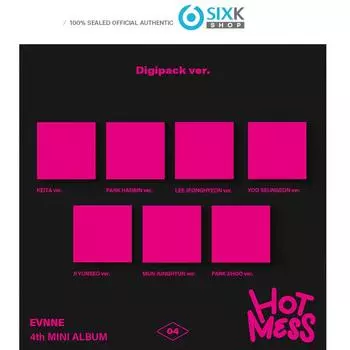 [Предзаказ] EVNNE mini 4th [HOT MESS] Digipack Ver. [NO POB] RANDOM