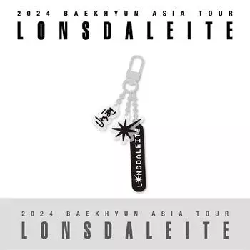 Предзаказ EXO 2024 BAEKHYUN ASIA TOUR Акриловый брелок Lonsdaleite