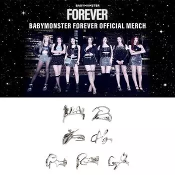 Предзаказ Фирменное кольцо BABYMONSTER FOREVER RUKA