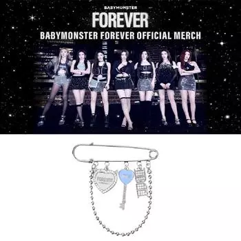 Предзаказ Концептуальная брошь BABYMONSTER FOREVER