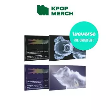 [Предзаказ] LE SSERAFIM - CRAZY (альбомы weverse вер.) Вкл.. Weverse ПОБ