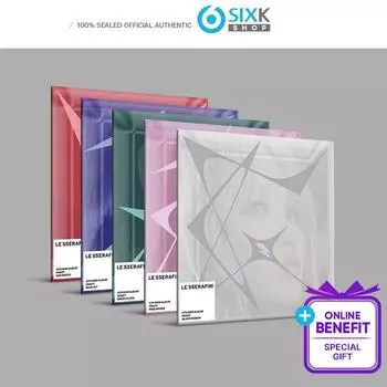 [Предзаказ] LE SSERAFIM Mini 4th Album [CRAZY] (КОМПАКТНАЯ вер.) (+Онлайн-выгода)