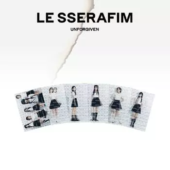 Предзаказ LE SSERAFIM UNFORGIVEN Lenticular Photo Set