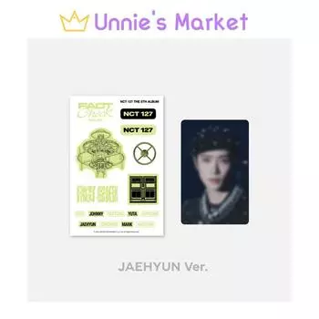 [Предзаказ] NCT 127_ JAEHYUN_LUMINOUS TATTOO STICKER_Проверка фактов + бесплатный подарок