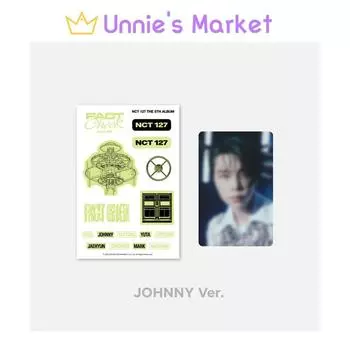 [Предзаказ] NCT 127_JOHNNY_LUMINOUS TATTOO STICKER_Проверка фактов + бесплатный подарок