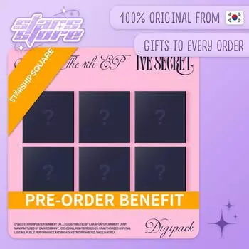 (ПРЕДЗАКАЗ POB) IVE - 4-й мини-альбом IVE SECRET (Digipack Ver.) (Ограниченный выпуск) (случайный) NO POB
